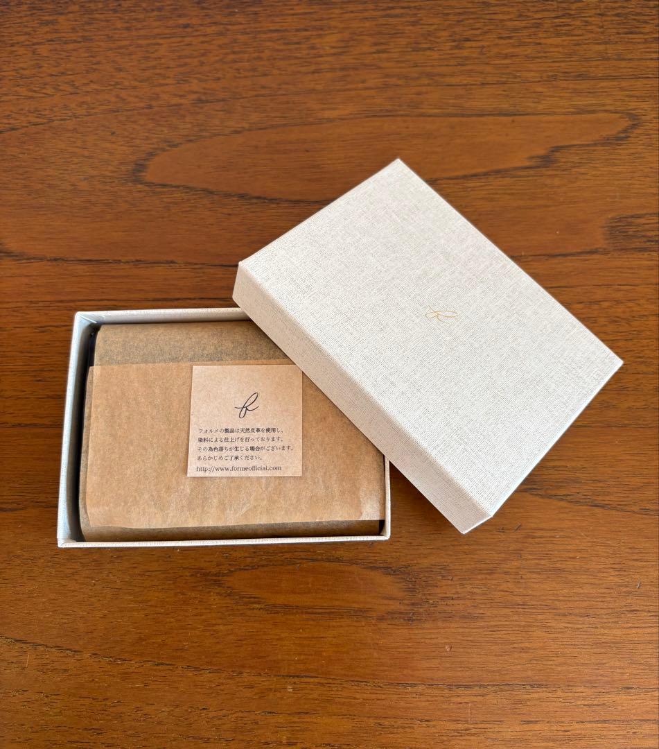 forme フォルメ Short Wallet ショートウォレット black