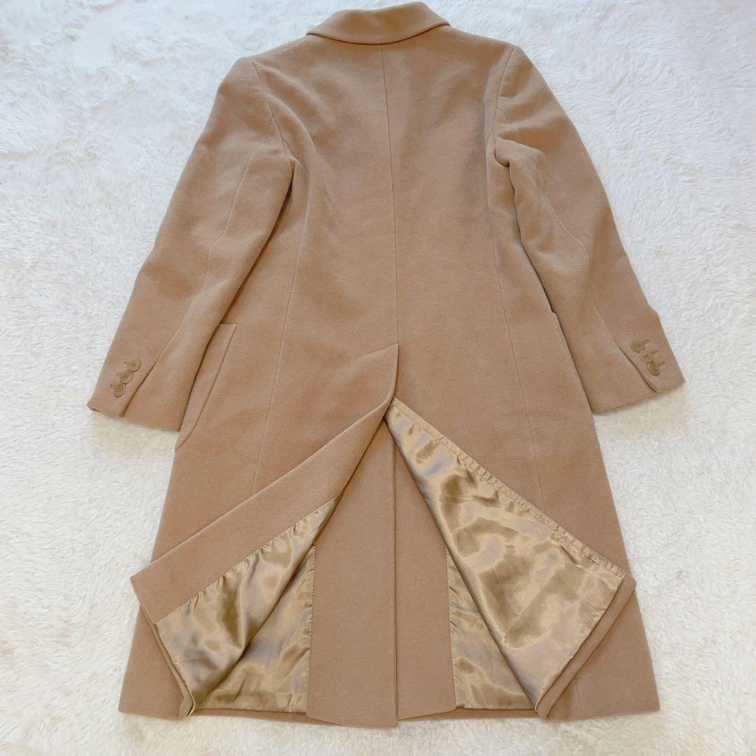 【極上の肌触り】マックスマーラ　銀タグ　ロングコート　ヴァージンウール　アンゴラ