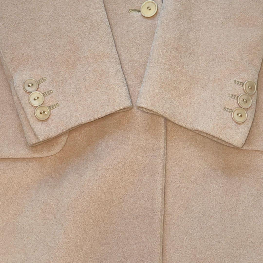 【極上の肌触り】マックスマーラ　銀タグ　ロングコート　ヴァージンウール　アンゴラ