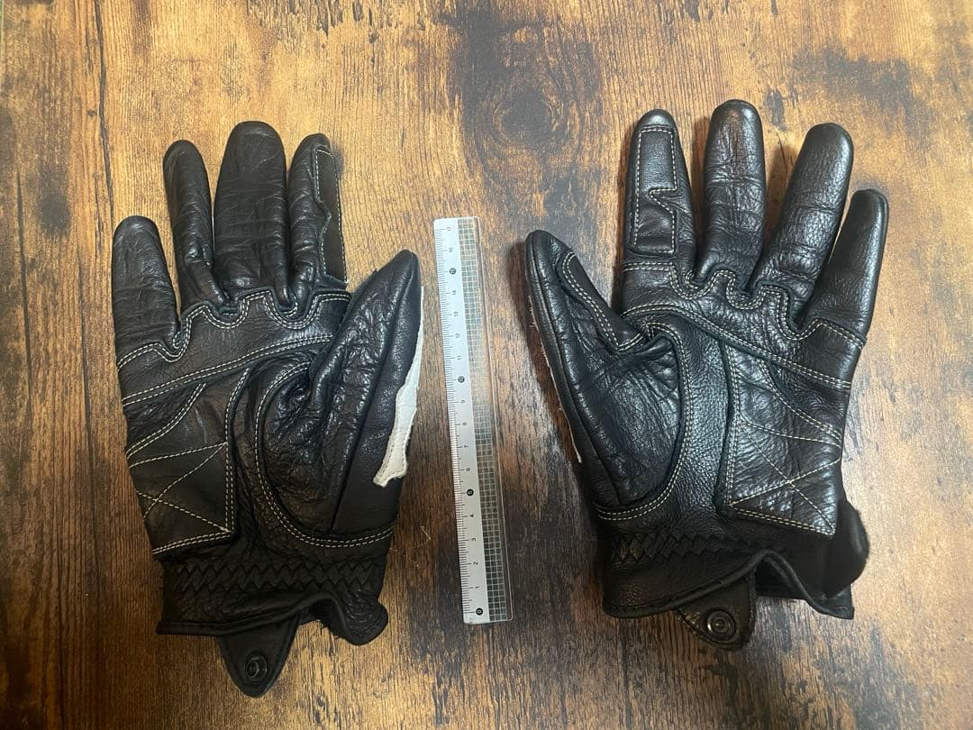 スカル レザーウインターグローブ