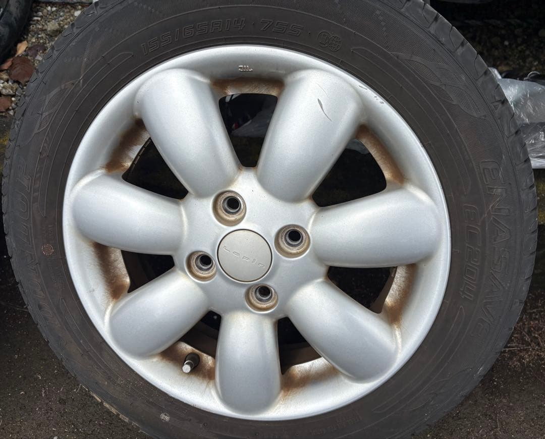 アルトラパン　純正アルミ&エコタイヤ　4本セット