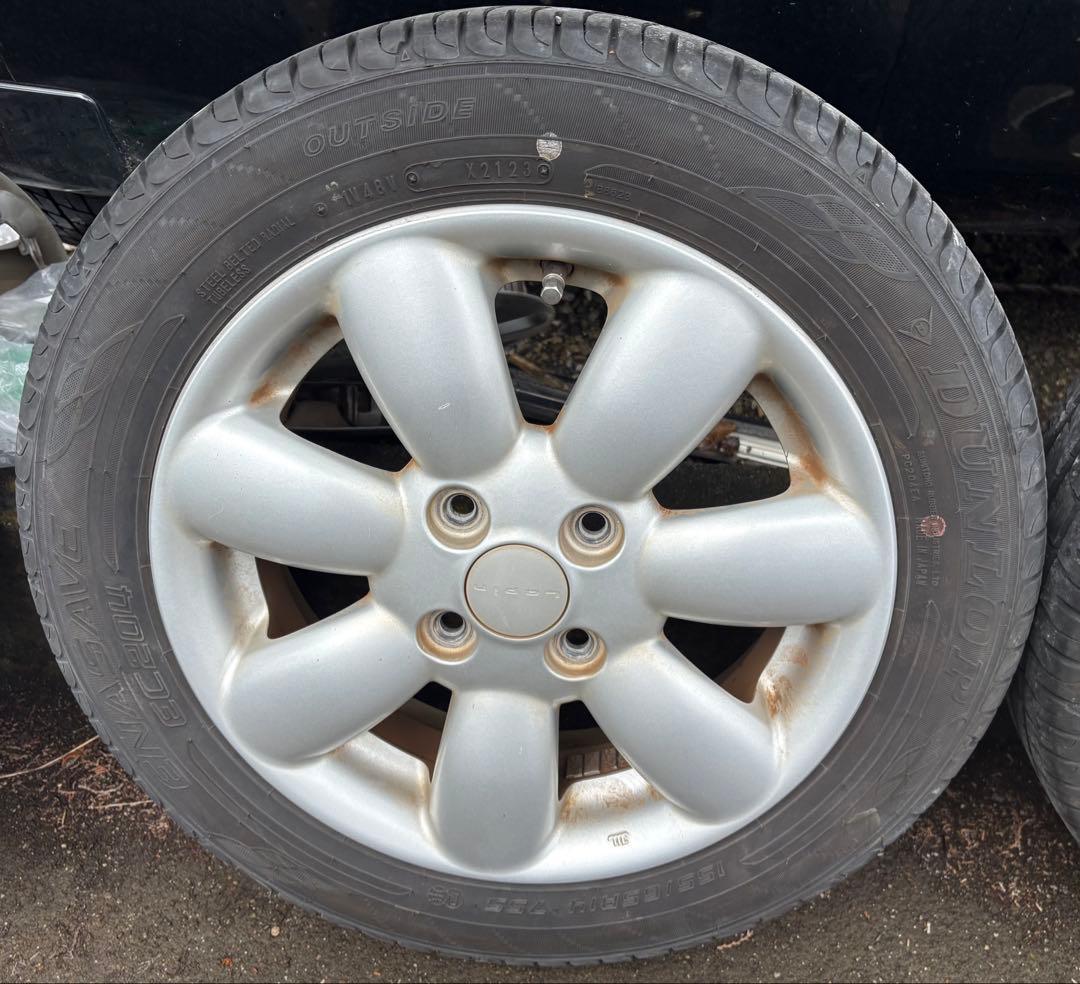 アルトラパン　純正アルミ&エコタイヤ　4本セット