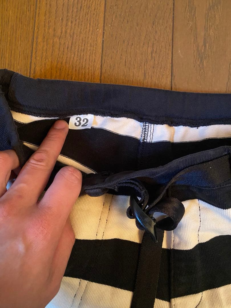 ウエストライド　ボーダーパンツ