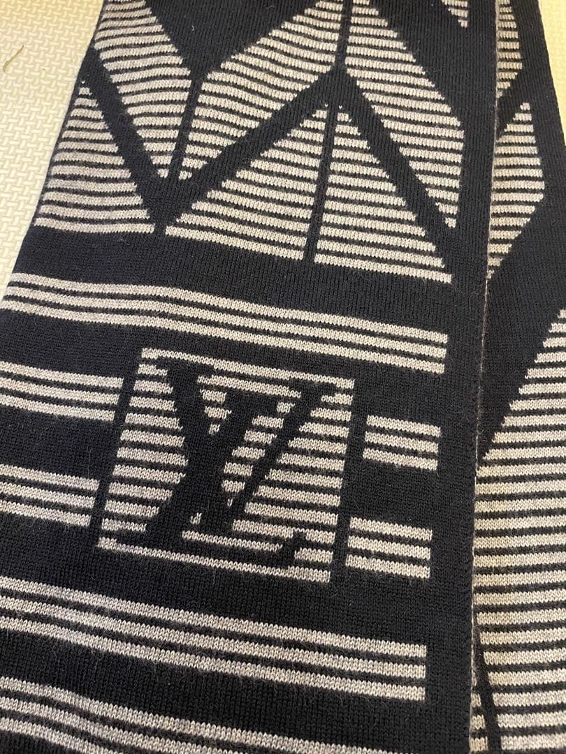 LOUIS VUITTON カシミヤ混マフラー イタリア製