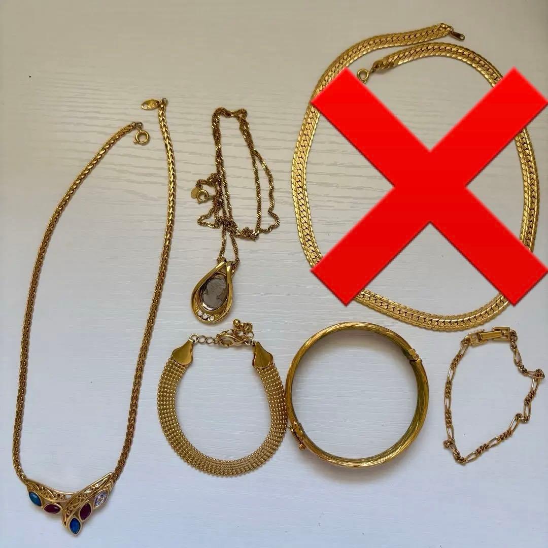 バラ売り可 装飾付き ネックレス ブレスレット まとめ 遺品整理 0108-29