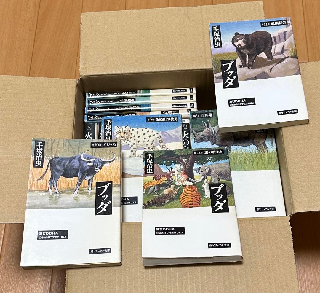 【値下げ交渉OK 全巻 別売可】火の鳥 全13巻＋ブッダ 全12巻 手塚治虫