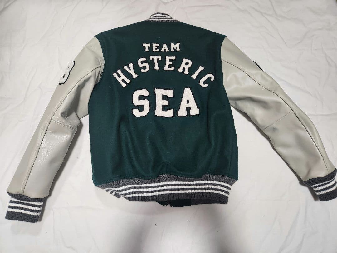 HYSTERIC GLAMOUR × WIND AND SEAスタジャン　M相当