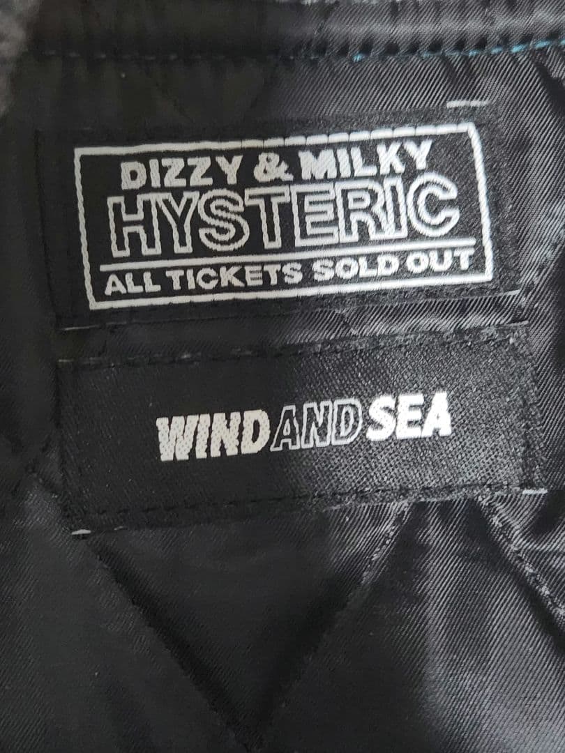 HYSTERIC GLAMOUR × WIND AND SEAスタジャン　M相当