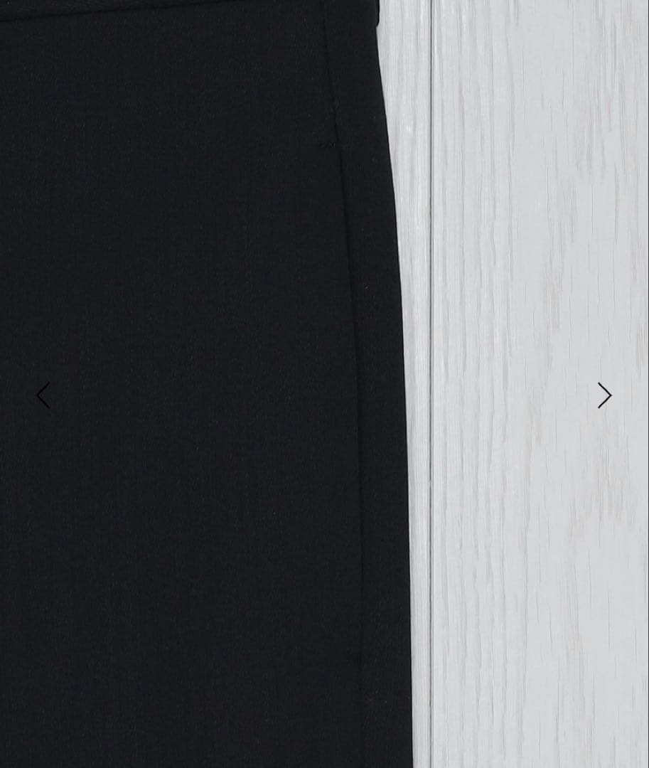 ツ*ー様 ＜H＞ ウール ツイスト カルゼ ワイド テーパード パンツ