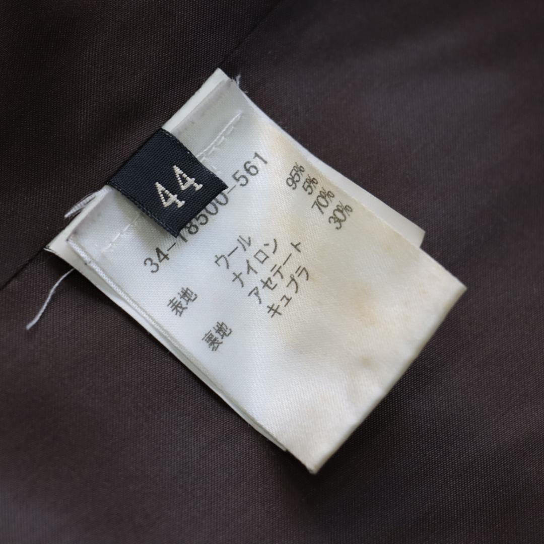 希少！エトロ　ETRO　ストライプ　ウールチェスターコート　44　ミラノ