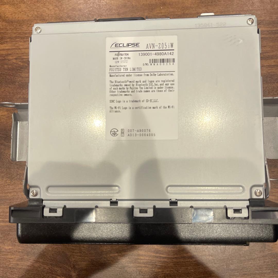 【処分価格】作動確認済動作良好イクリプスAVN-Z05iW Bluetooth