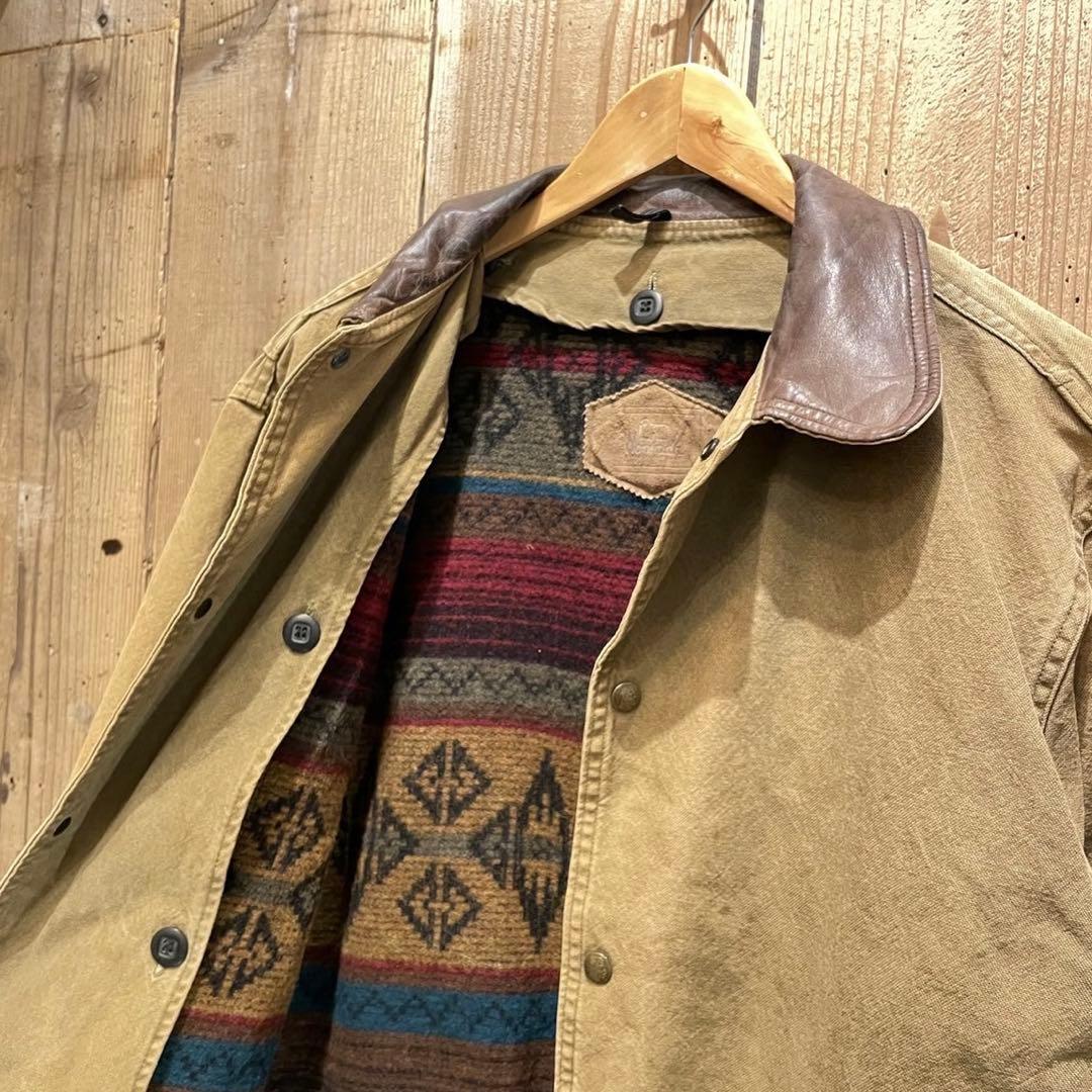 【M】90s USA製 ウールリッチ ライナー付き カバーオール ジャケット