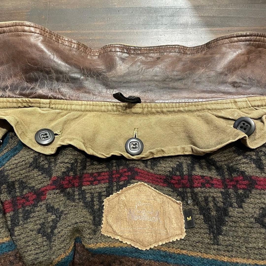 【M】90s USA製 ウールリッチ ライナー付き カバーオール ジャケット