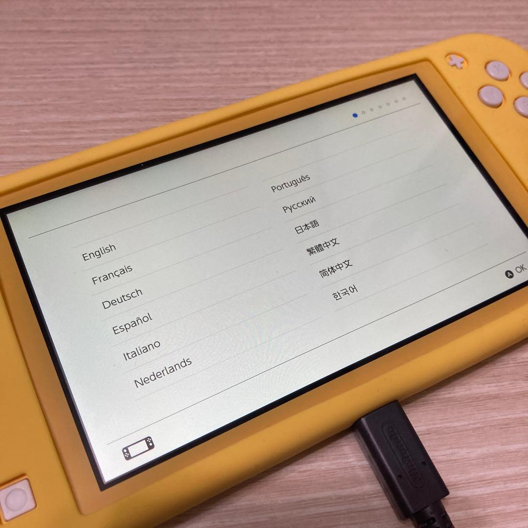Nintendo Switch lite 本体　イエロー　カバー　ケース　セット