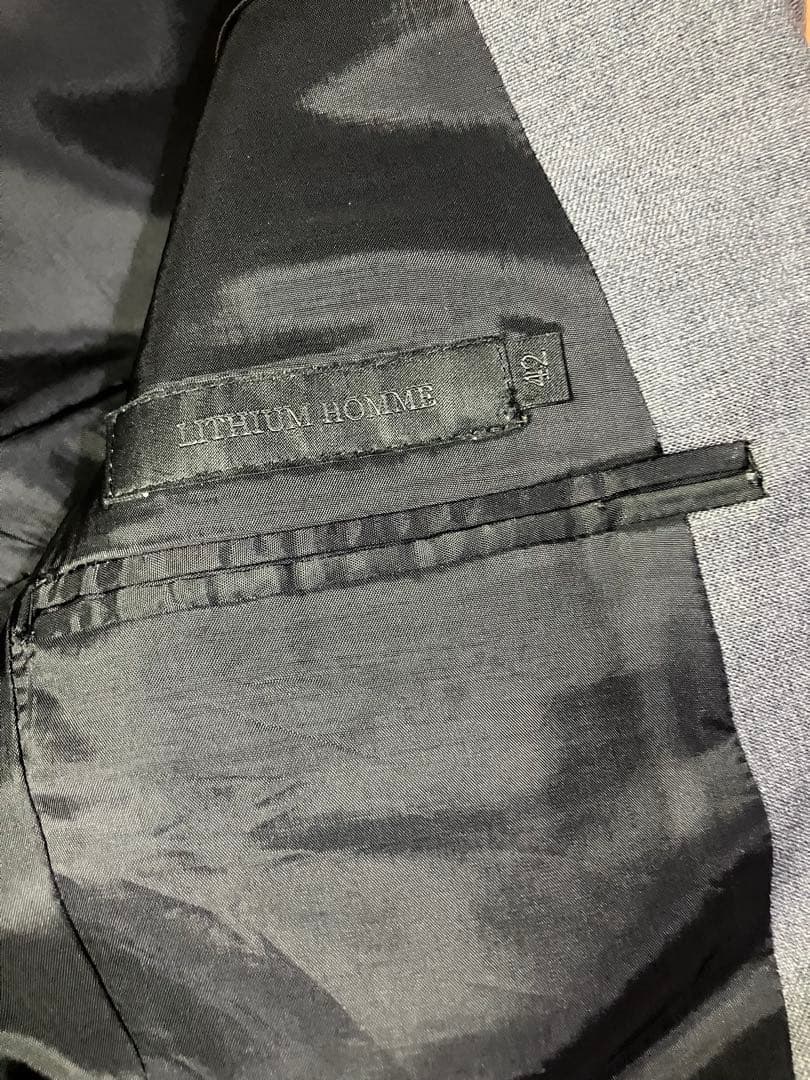 美品LITHIUM HOMME リチウムオム　３ピーススーツ　セットアップ　42