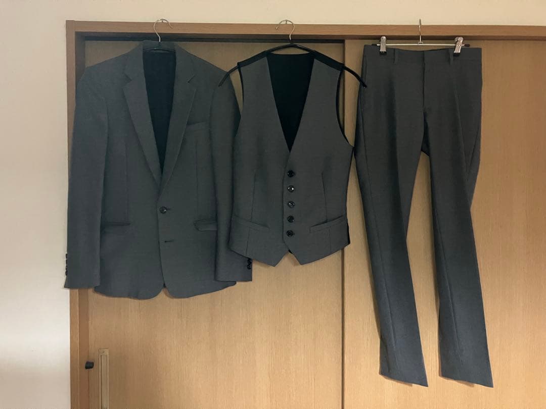 美品LITHIUM HOMME リチウムオム　３ピーススーツ　セットアップ　42