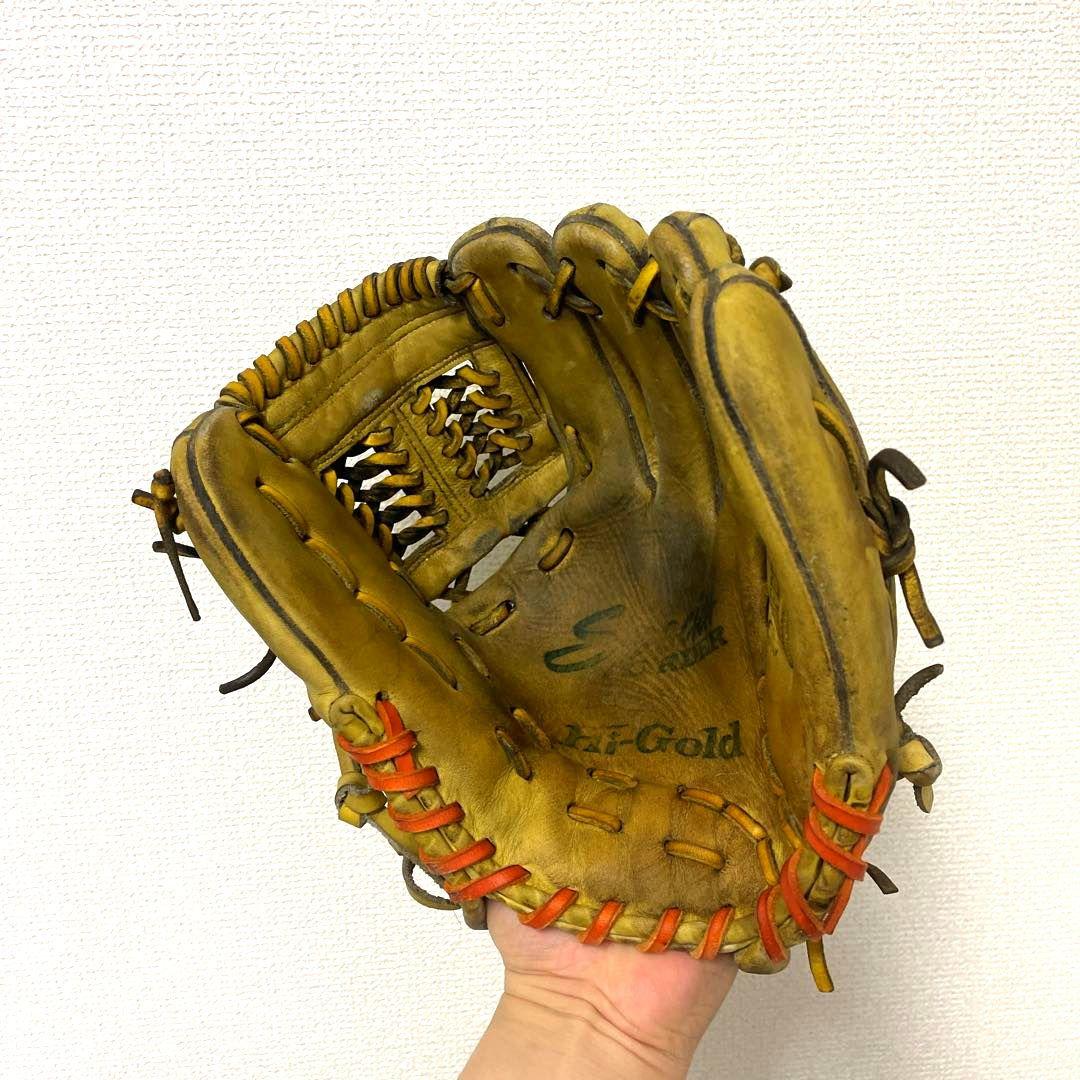 298 ハイゴールド 型良 即戦力 硬式 内野手用グローブ