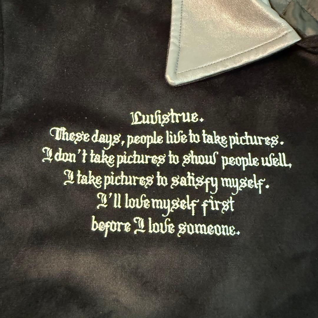 LUVISTRUEラブイズトゥルージャケット スタジャン グレー チャコール