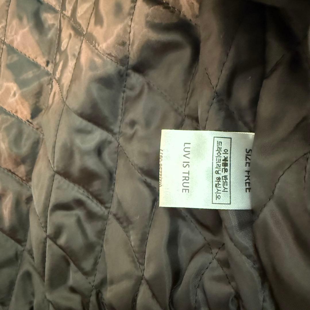 LUVISTRUEラブイズトゥルージャケット スタジャン グレー チャコール