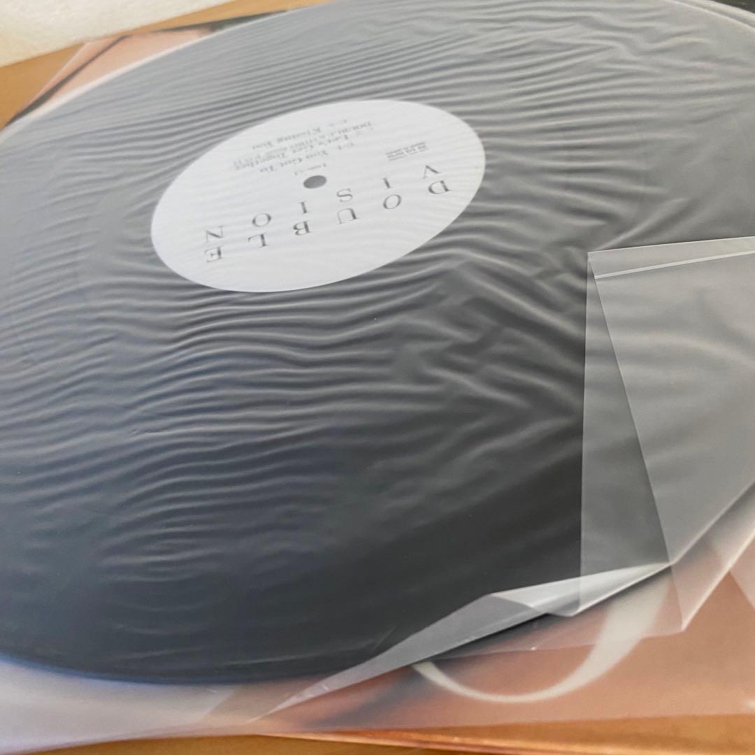 【タ】DOUBLE『VISION』2枚組LPレコード 美品