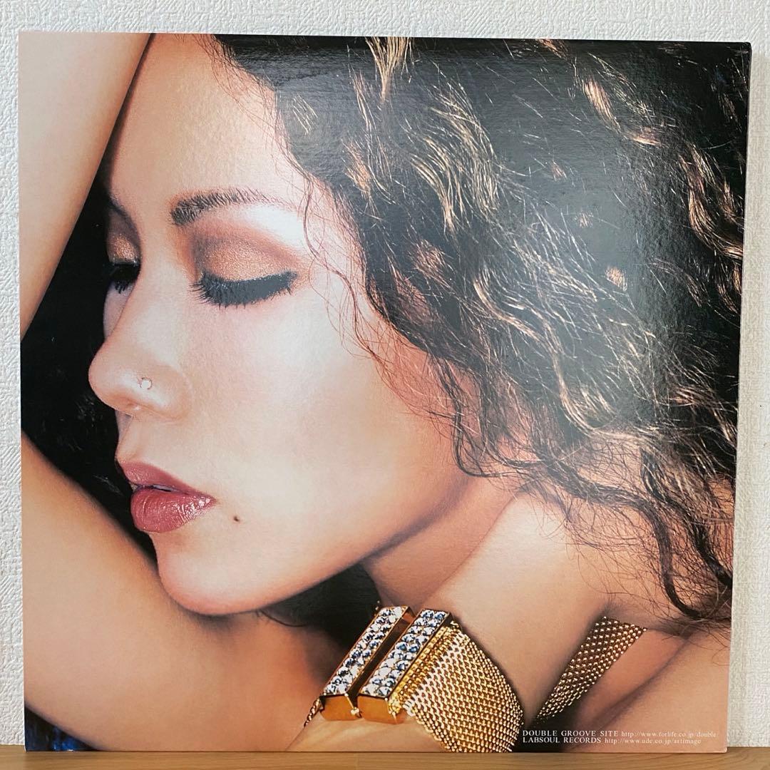 【タ】DOUBLE『VISION』2枚組LPレコード 美品