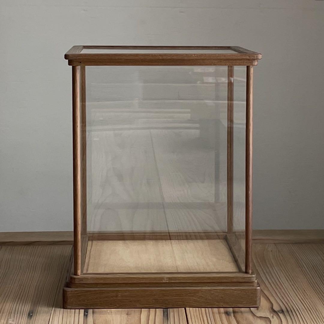 古い卓上ガラスケース　レトロ　飾り棚　古道具　アンティーク