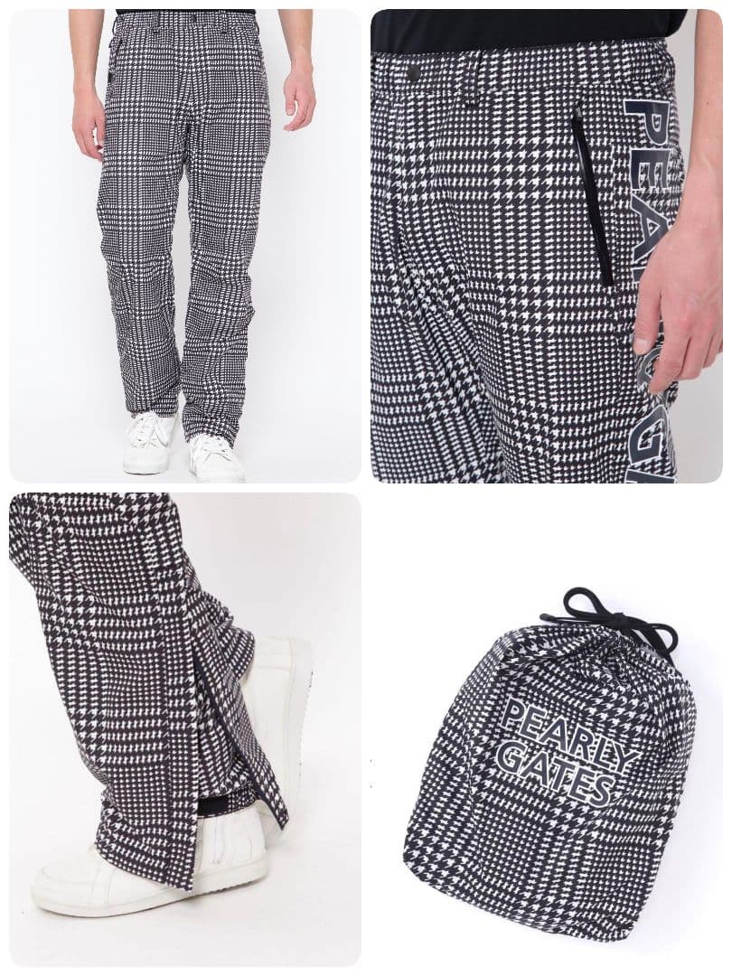 パーリーゲイツ エコユース ナイロンストレッチ チドリドビー レイン上下セット