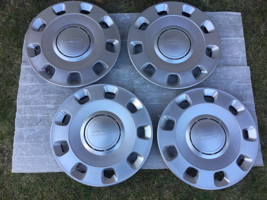 フィアット500 14インチ ホイールカバー 4枚セット