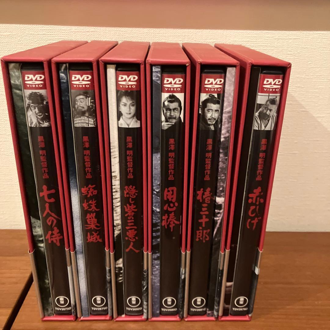 黒澤明 DVD 「七人の侍('54東宝)〈2枚組〉」等　6作品　特典映像付