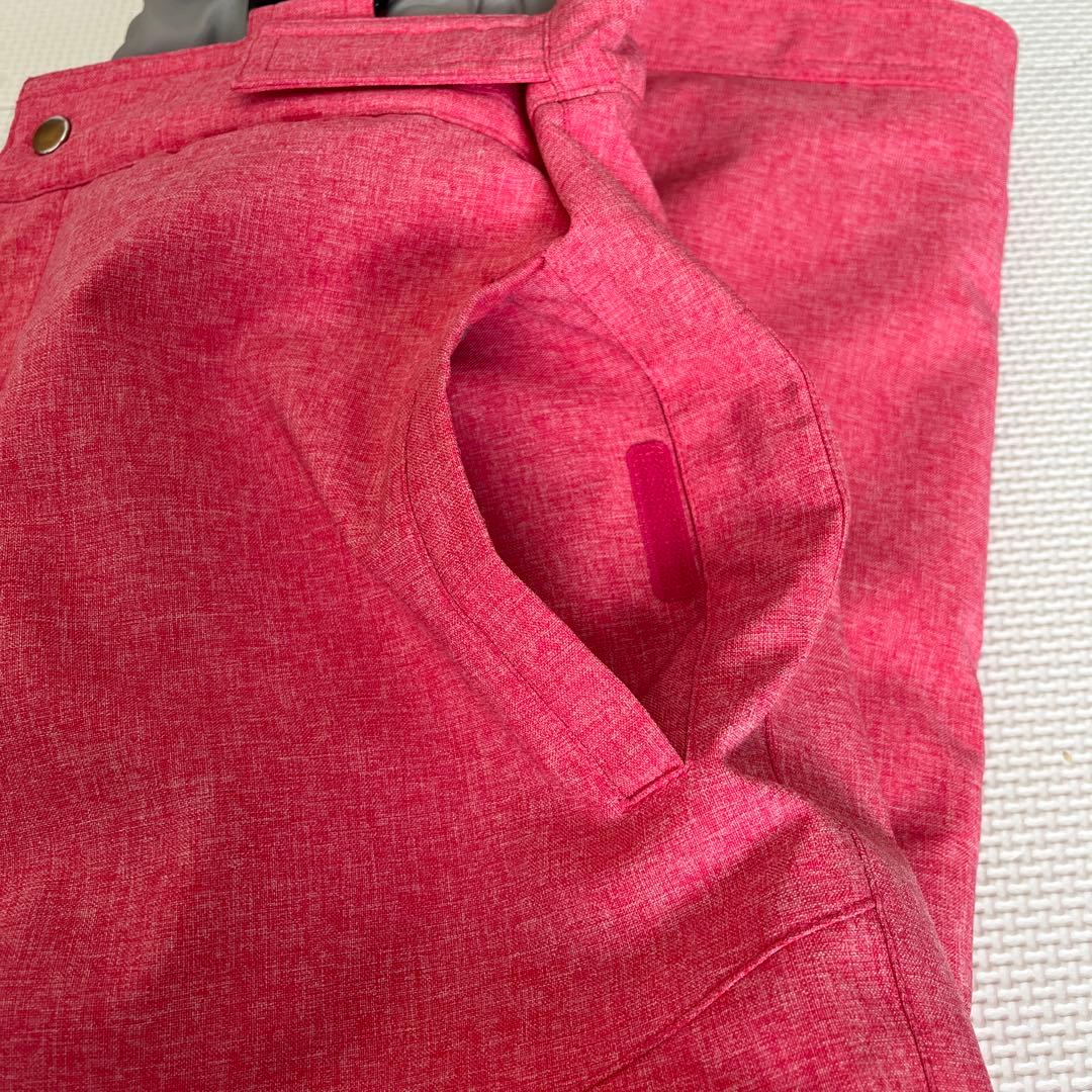 【美品】DESCENTE スキーウェア上下 160cm ブラック ピンク