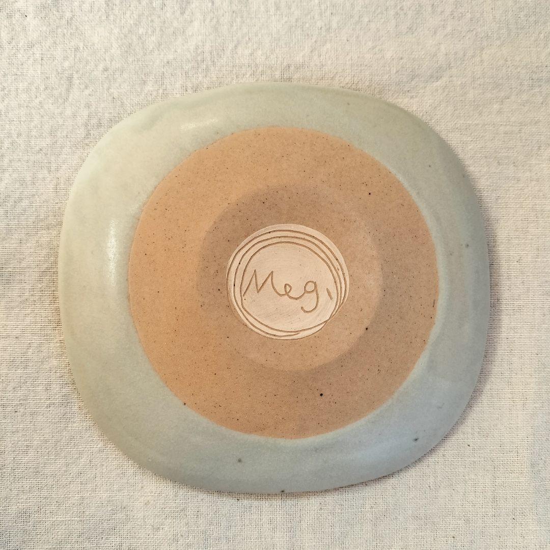 未使用☆長田恵　うさぎ　皿