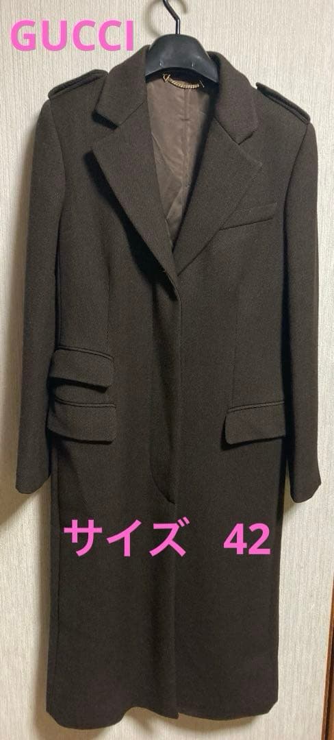 GUCCI ロングコート　サイズ42