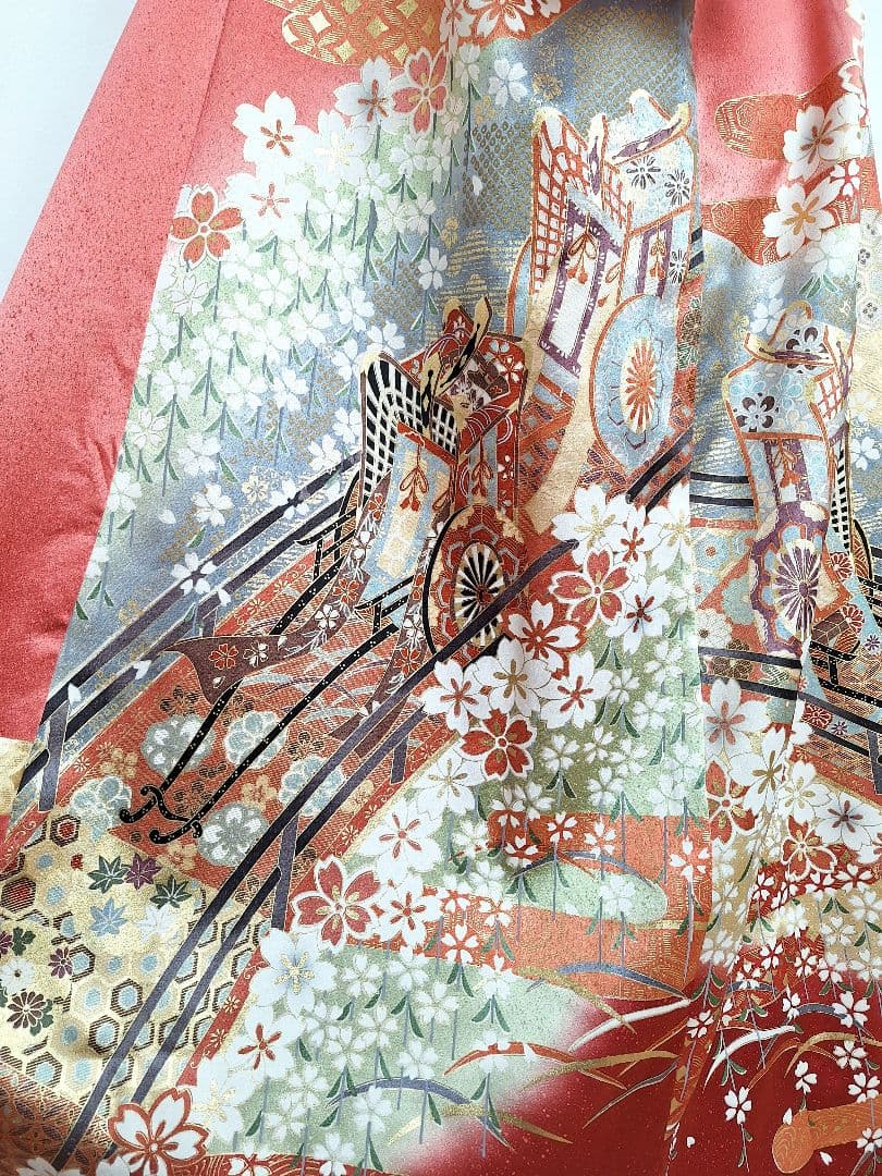 着物リメイクワンピース3669