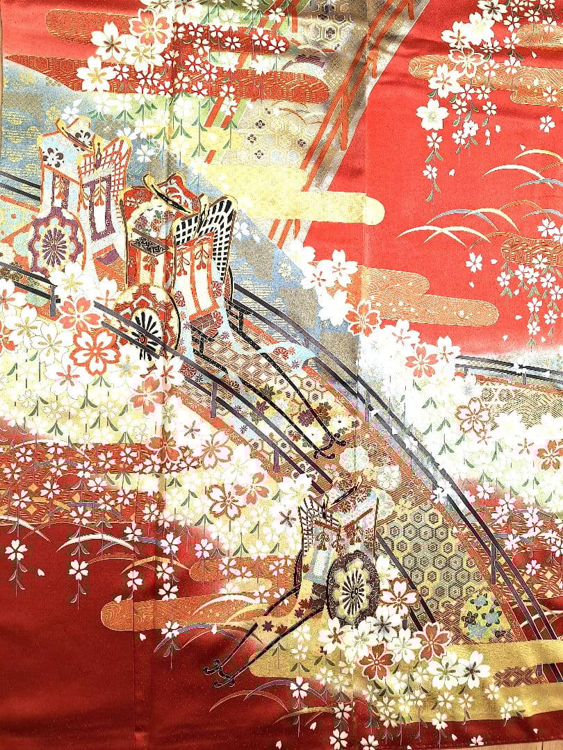 着物リメイクワンピース3669