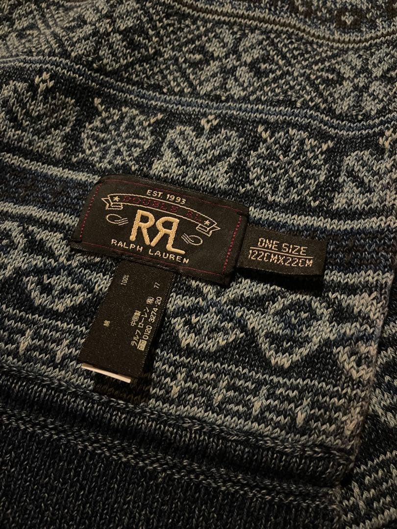 RRL インディゴ ストール