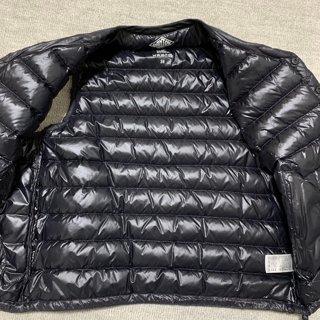 DANTON ダントン　ダウンベスト　34 ブラック