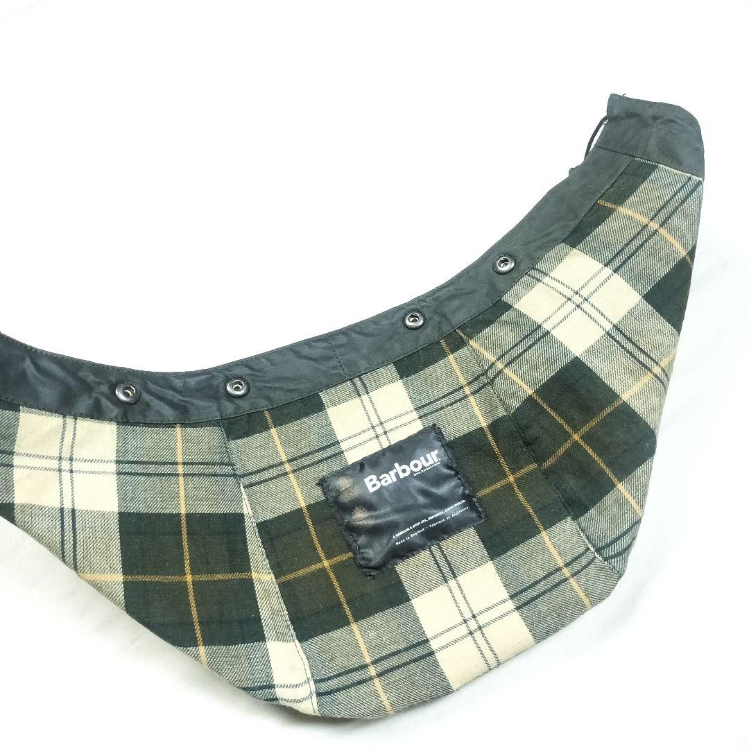 00s Barbour　3crest バブアー　フード　セージ