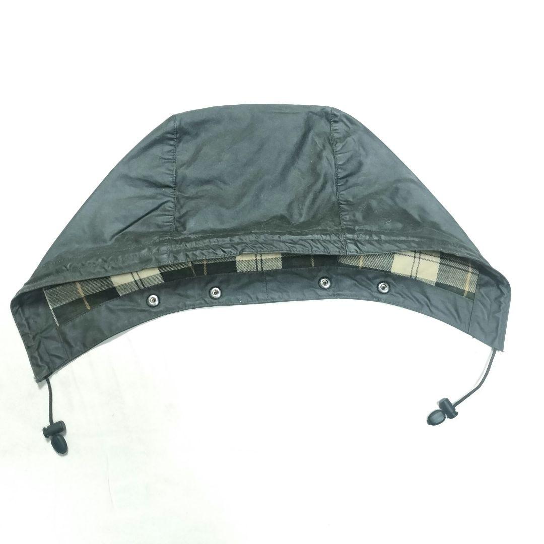 00s Barbour　3crest バブアー　フード　セージ