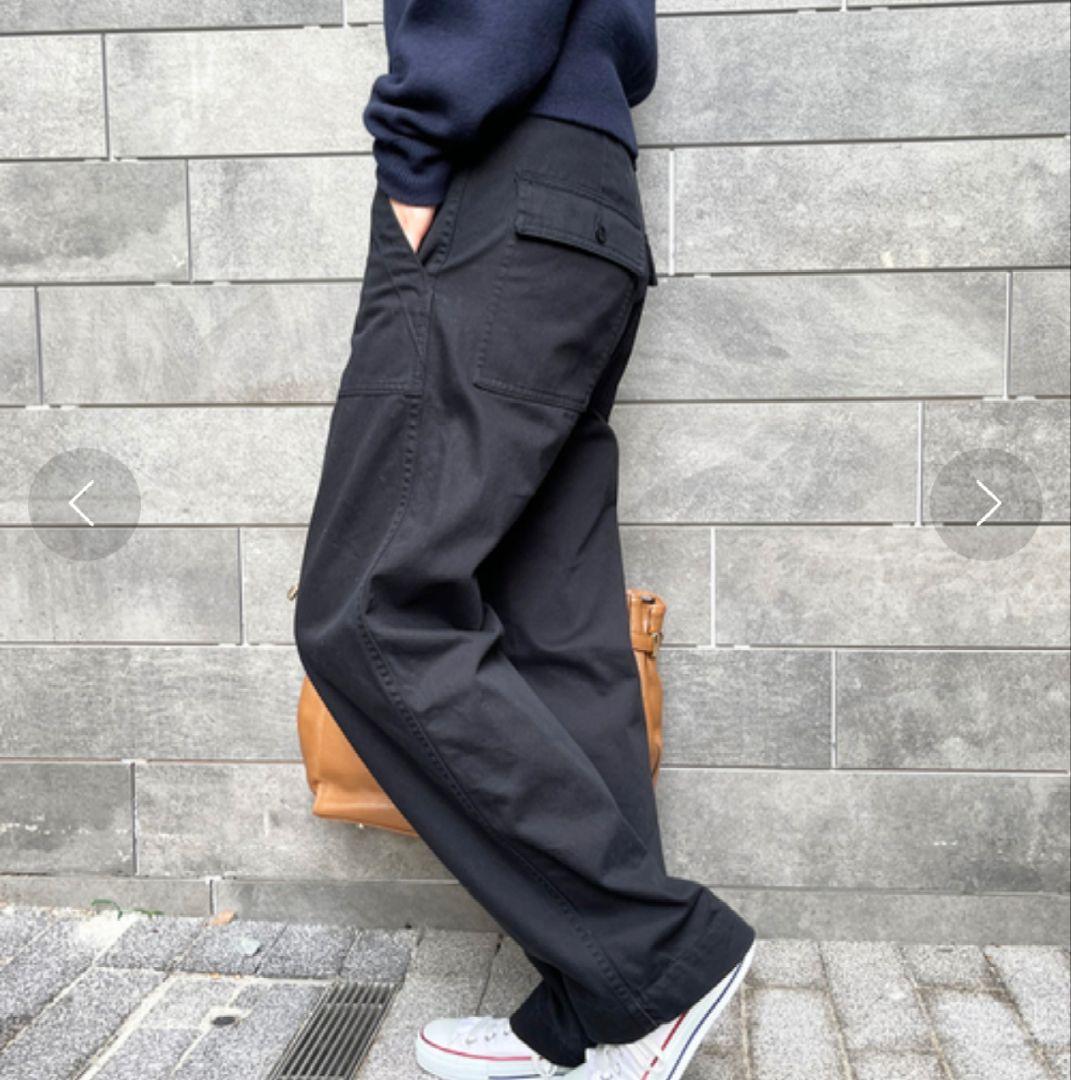 新品 タグ付き Spick and Span ルーズベイカーパンツ 黒 40