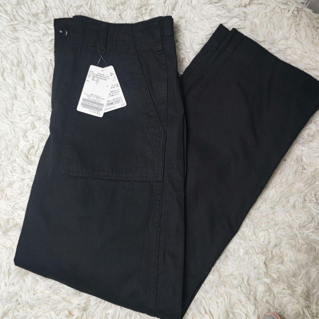 新品 タグ付き Spick and Span ルーズベイカーパンツ 黒 40