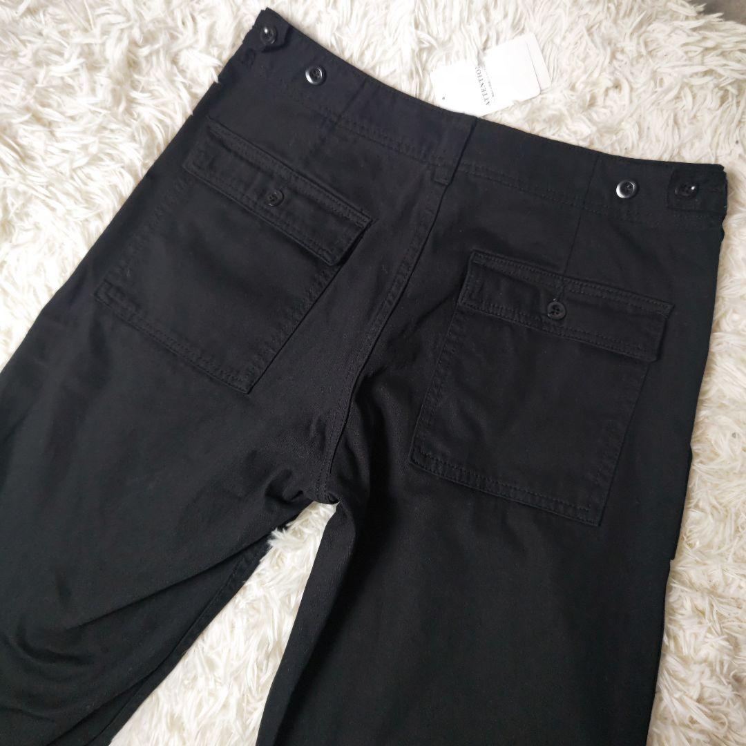 新品 タグ付き Spick and Span ルーズベイカーパンツ 黒 40