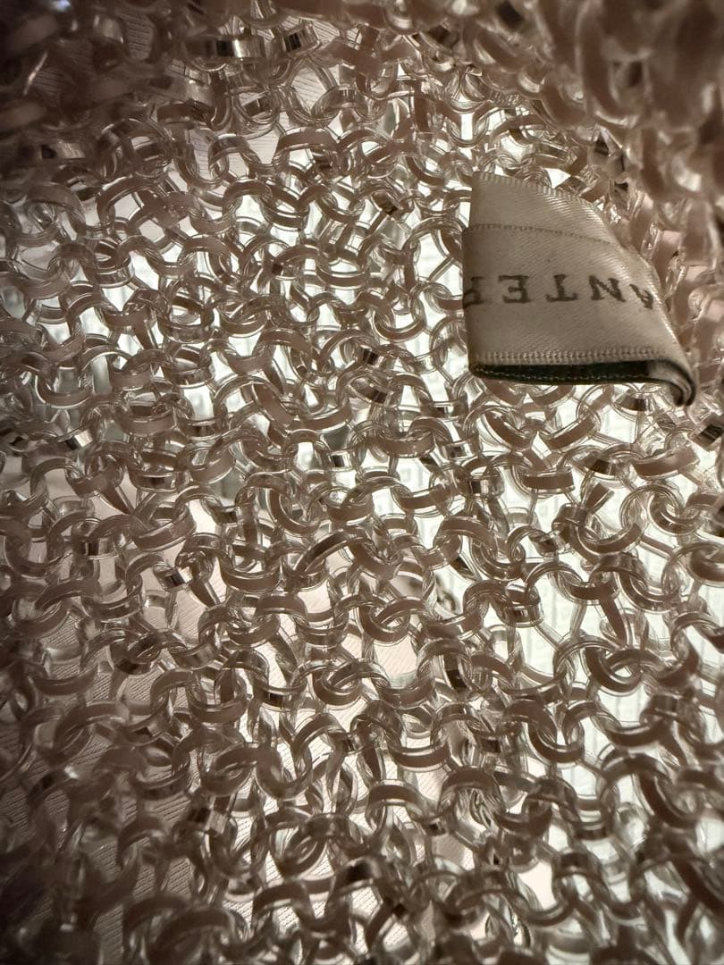 アンテプリマ ワイヤーバッグ スタンダード ミニアトゥーラ　ピンクシルバー