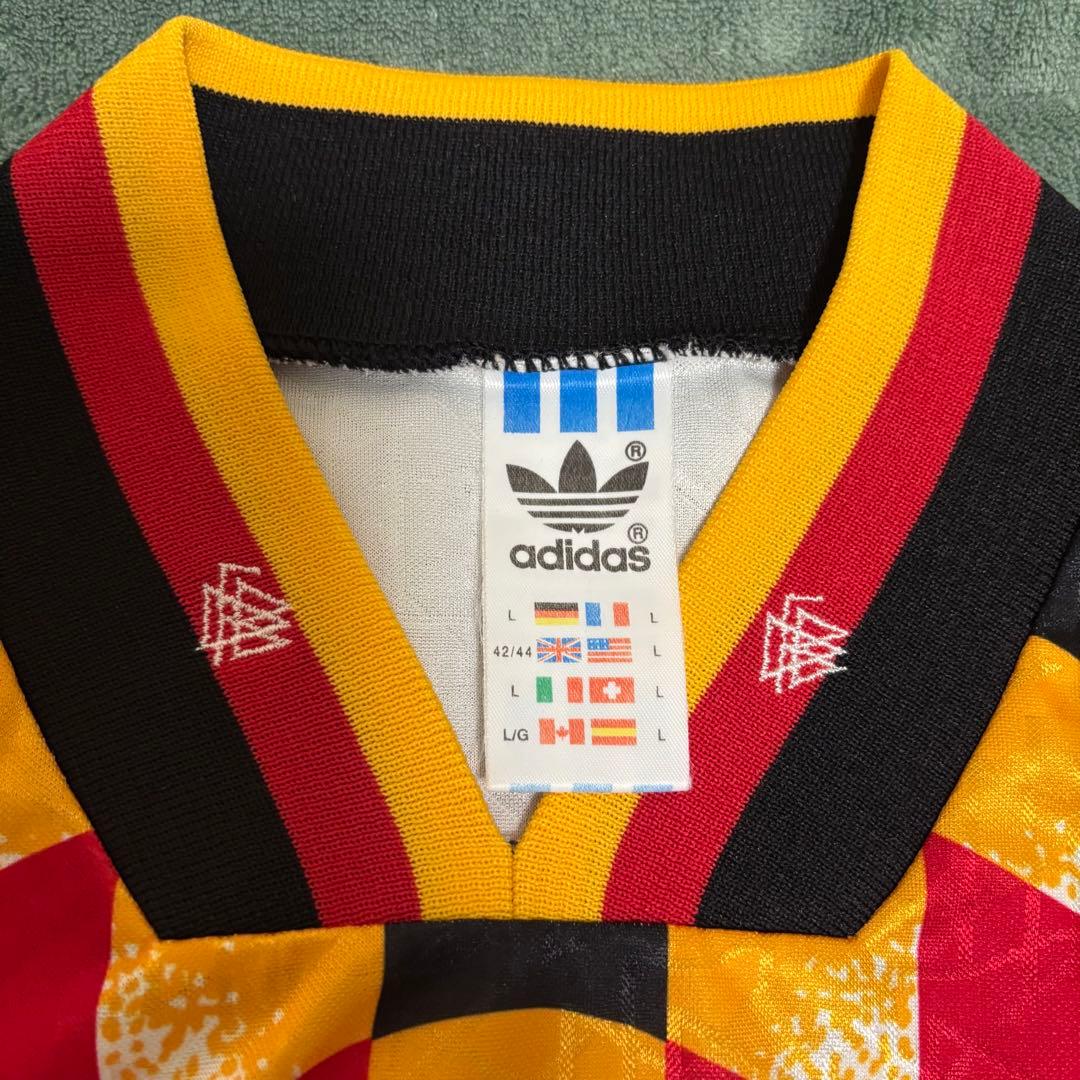 【1990年W杯】西ドイツ代表 ホーム ユニフォーム adidas 英国製 L