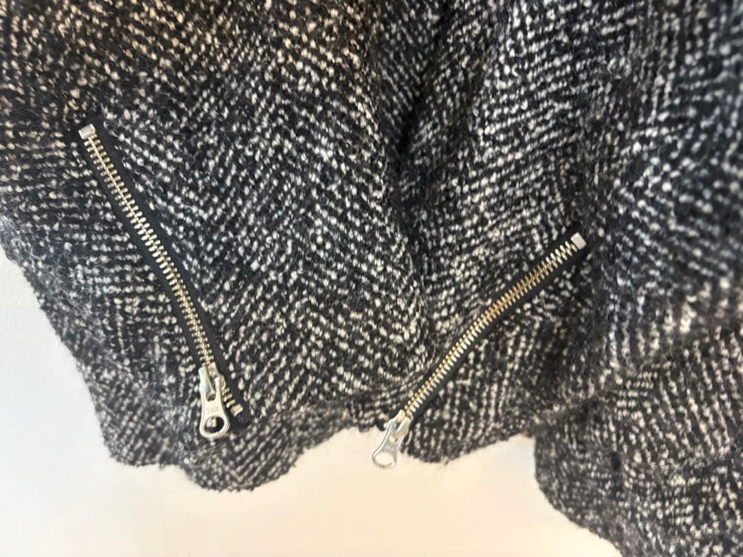 【美品】CODE A ツイード ハイネックジャケット