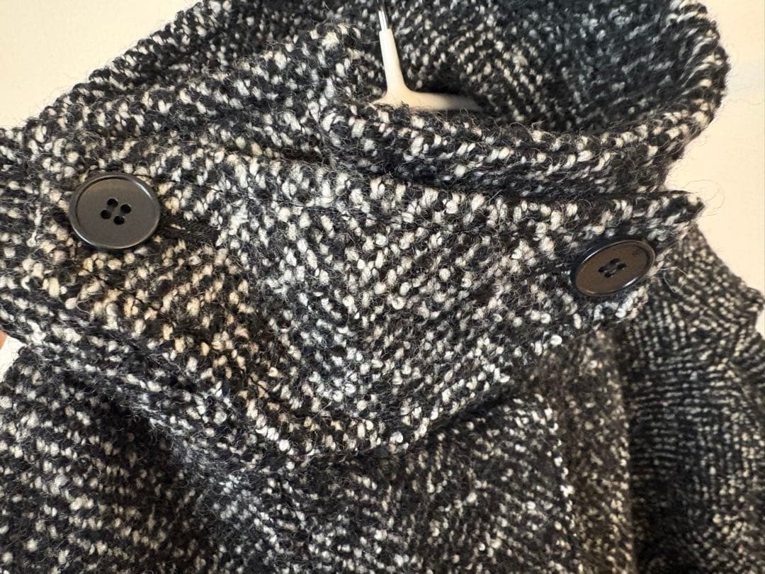 【美品】CODE A ツイード ハイネックジャケット