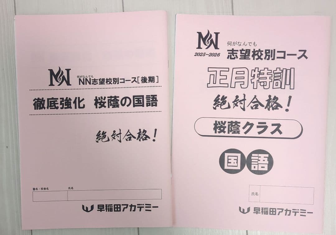 NN特訓コース教材後期　全8回分