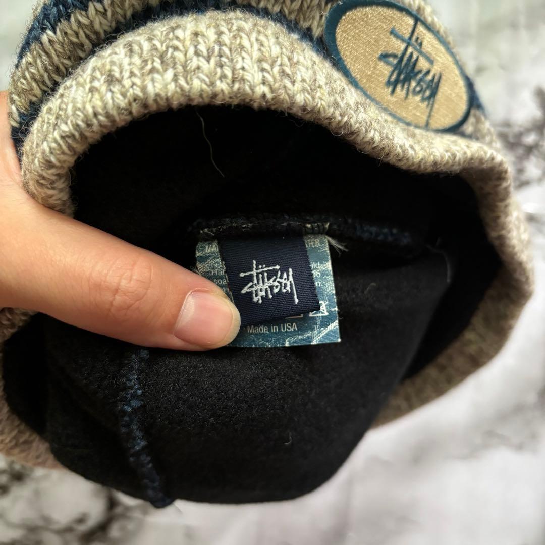 【激レア】90's oldstussy center logo beanie