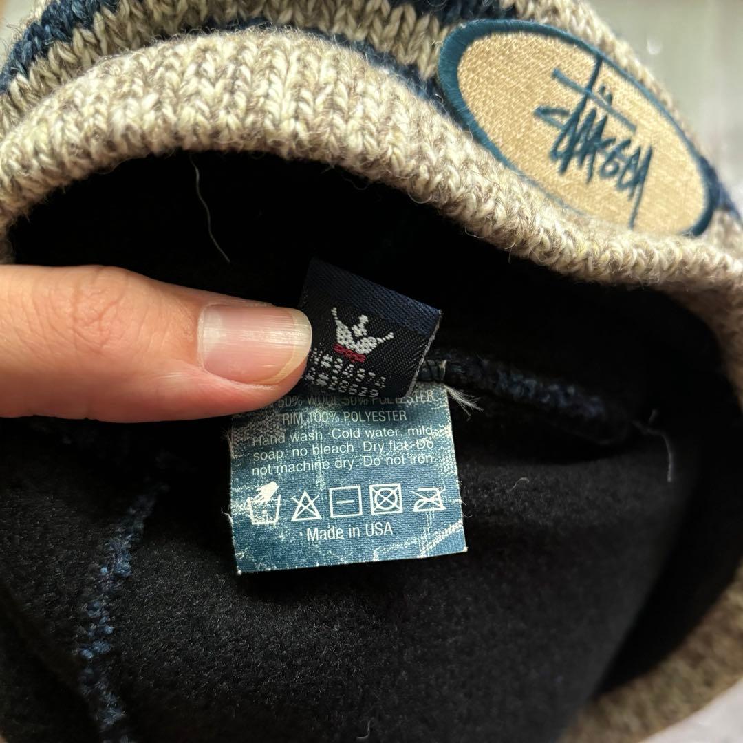【激レア】90's oldstussy center logo beanie