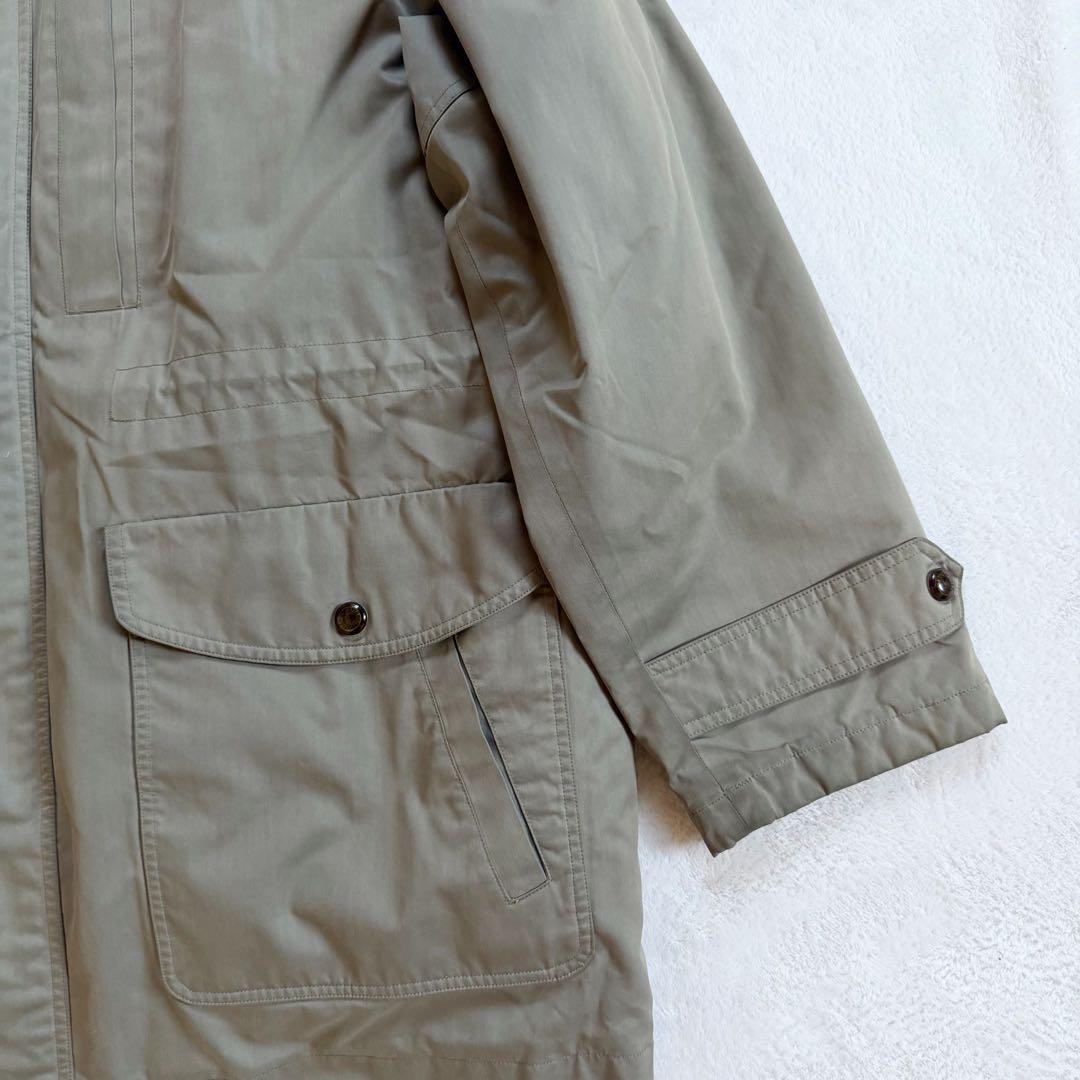 ダウンライナー　美品　バーバリーズ　ハンティングジャケット　ミリタリー　メンズL