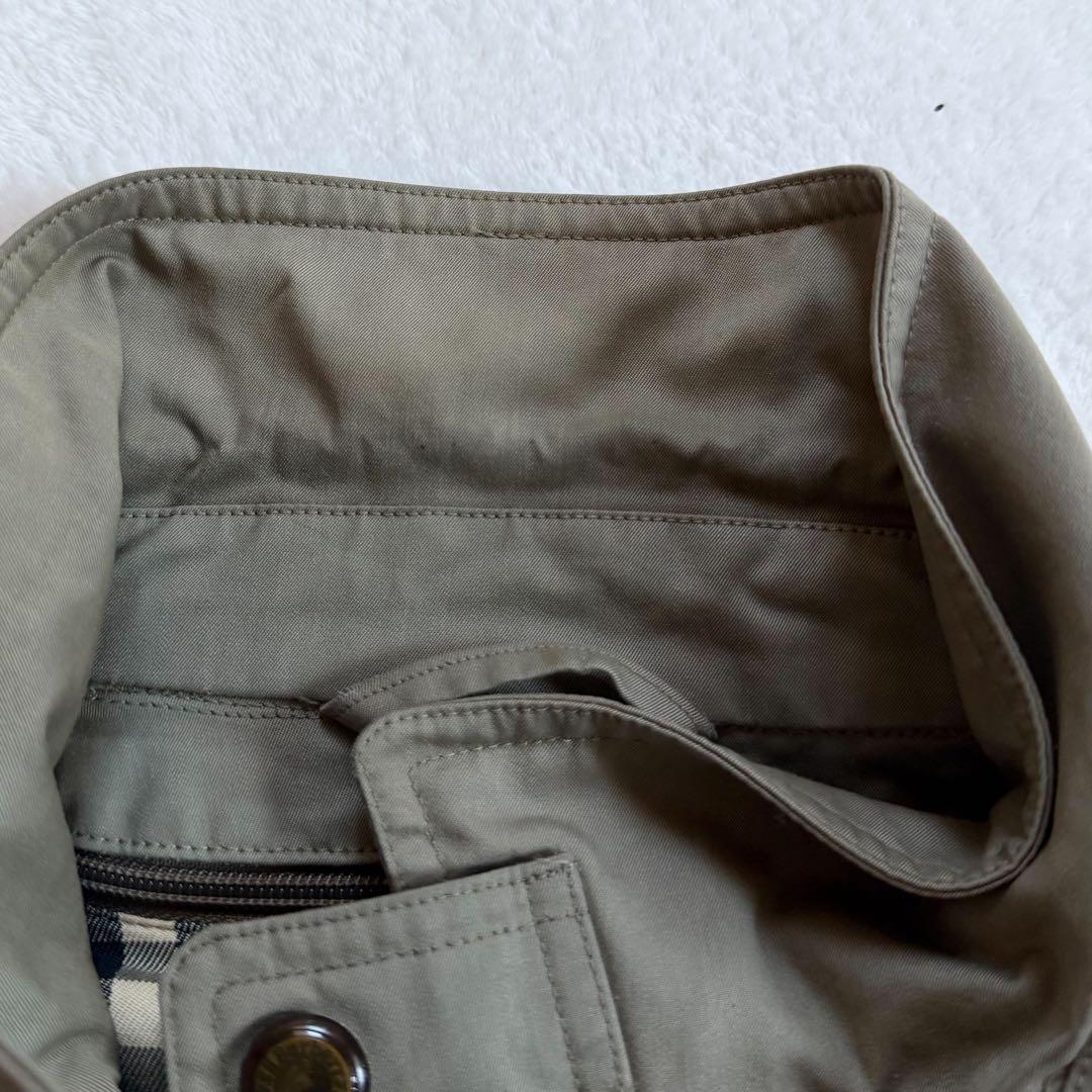 ダウンライナー　美品　バーバリーズ　ハンティングジャケット　ミリタリー　メンズL